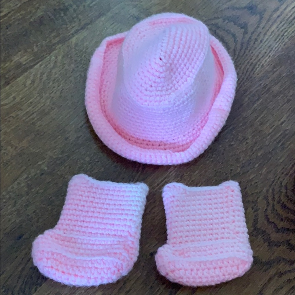 Homemade hat & boots